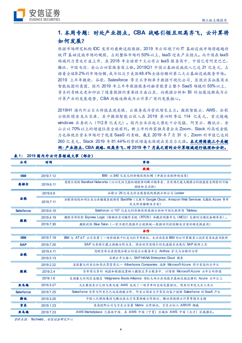 2019云计算行业三大关键词：产业拐点、CBA战略、双高齐飞-190804.pdf 第4页