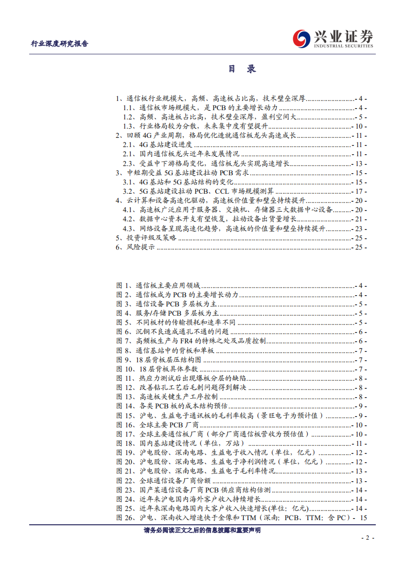 电子行业深度研究报告：格局优化，5G和云计算带动通信板持续爆发-191014.pdf 第2页