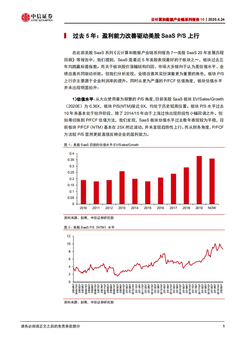 科技行业云计算和数据产业链系列报告10：美股SaaS云计算公司估值定价逻辑-200424.pdf 第5页