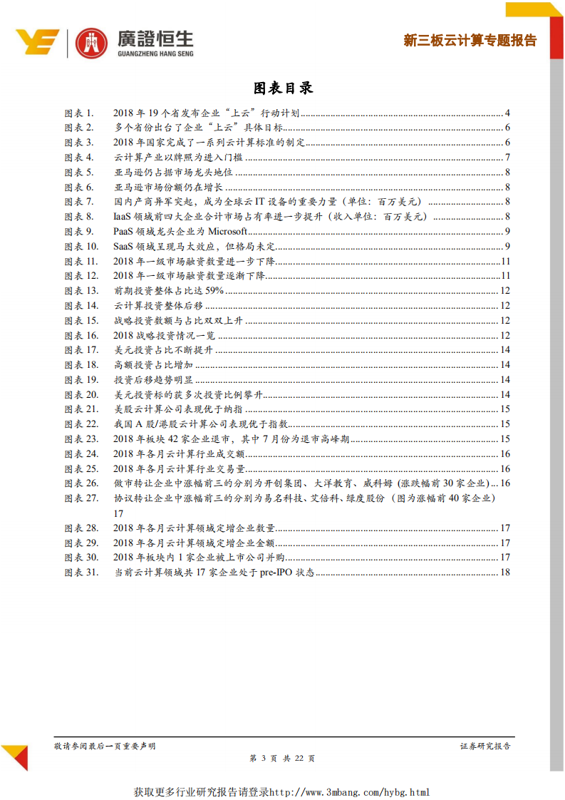 云计算行业年度回顾：下游掘金，关注垂直细分领域头部企业-190111.pdf 第3页