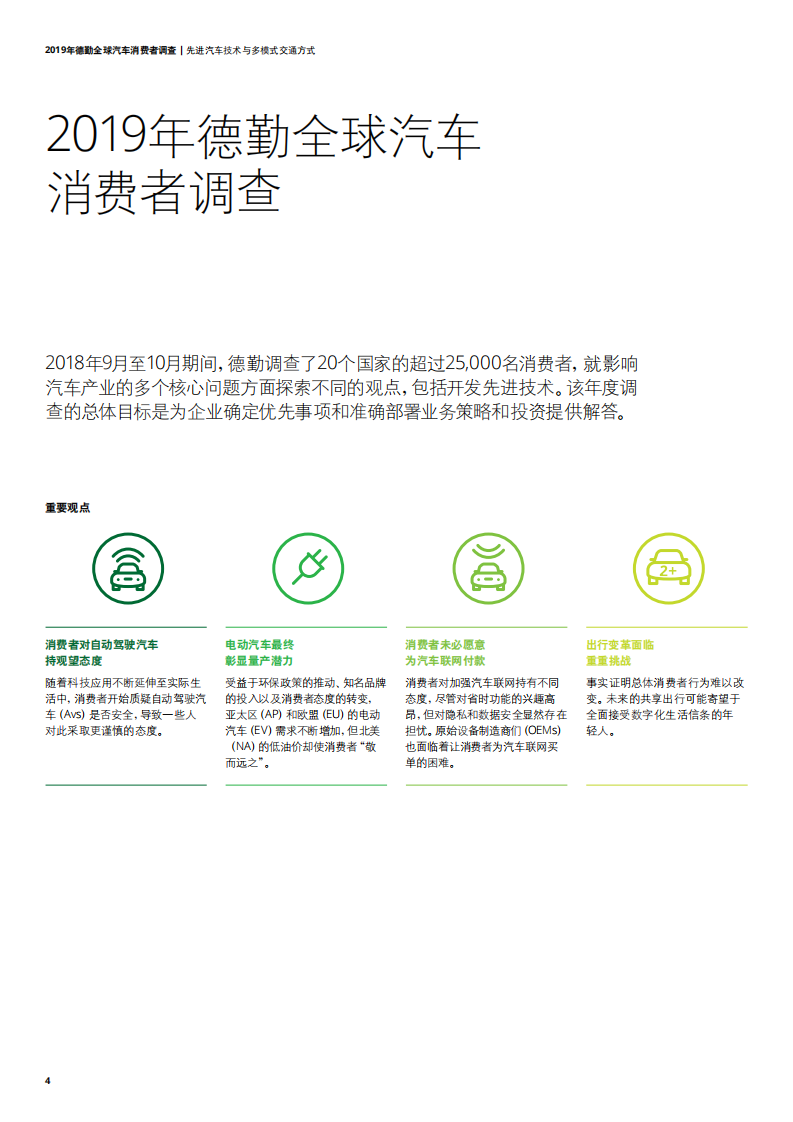 德勤：汽车行业2019年全球汽车消费者调查：先进汽车技术与多模式交通方式~亚太区-190624.pdf 第4页