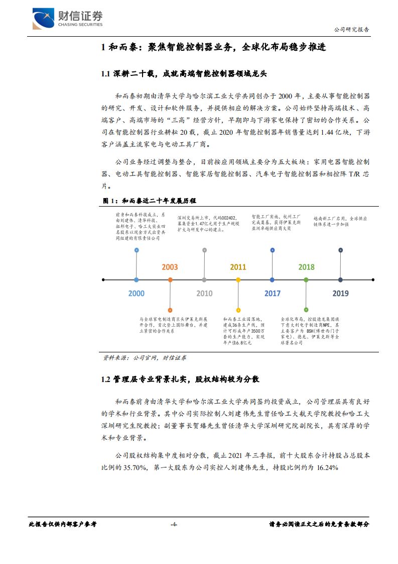 和而泰-深耕智能控制器二十载，切入汽车电子领域-211115.pdf 第4页
