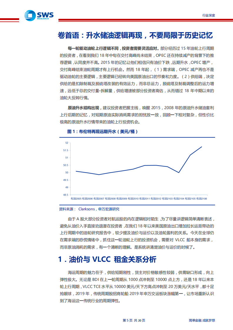 航运行业油轮08年，15年原油升水大行情复盘：原油升水重现，油轮催化来临-200301.pdf 第5页