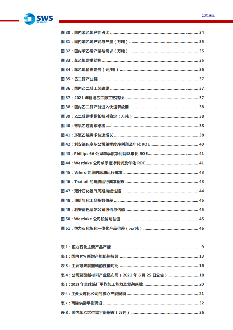 恒力石化-引领全球炼化竞争力提升，布局新材料完善下游产业链-210709.pdf 第5页