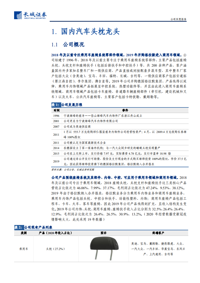 继峰股份-公司深度报告：整合拐点已现，品类持续拓展，全球汽车内饰明日之星-210705.pdf 第6页