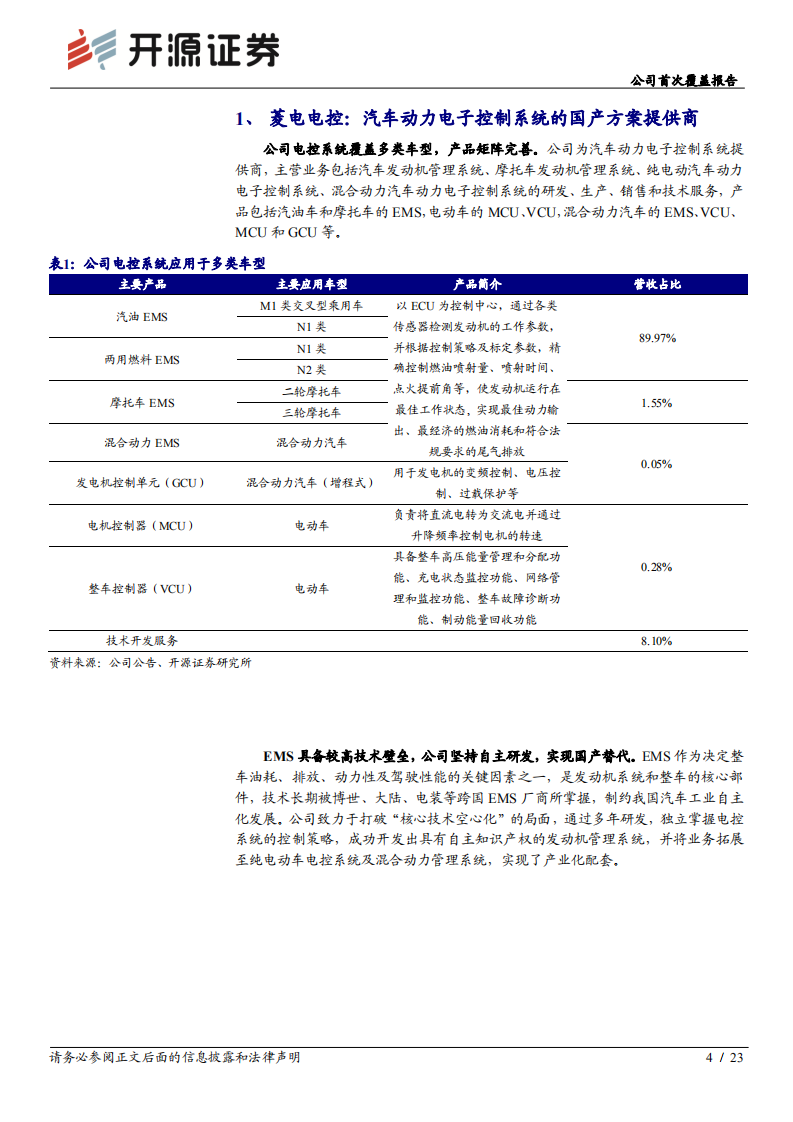 菱电电控-公司首次覆盖报告：稀缺汽车电控系统自主供应商，国产替代空间广阔-20211207.pdf 第4页
