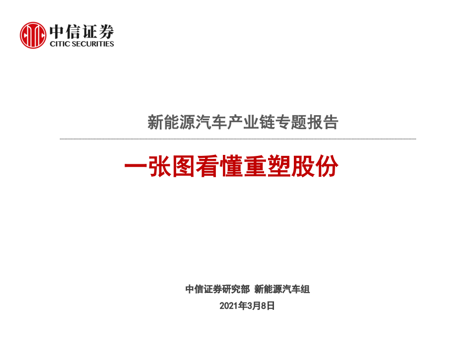 能源汽车行业产业链专题报告：一张图看懂重塑股份-210308.pdf 第1页