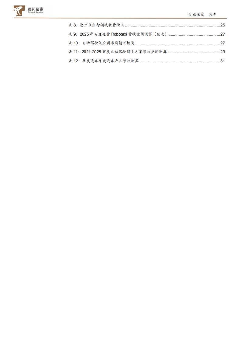 汽车行业：百度自动驾驶行业领军，商业化进程加速推进-210629.pdf 第5页