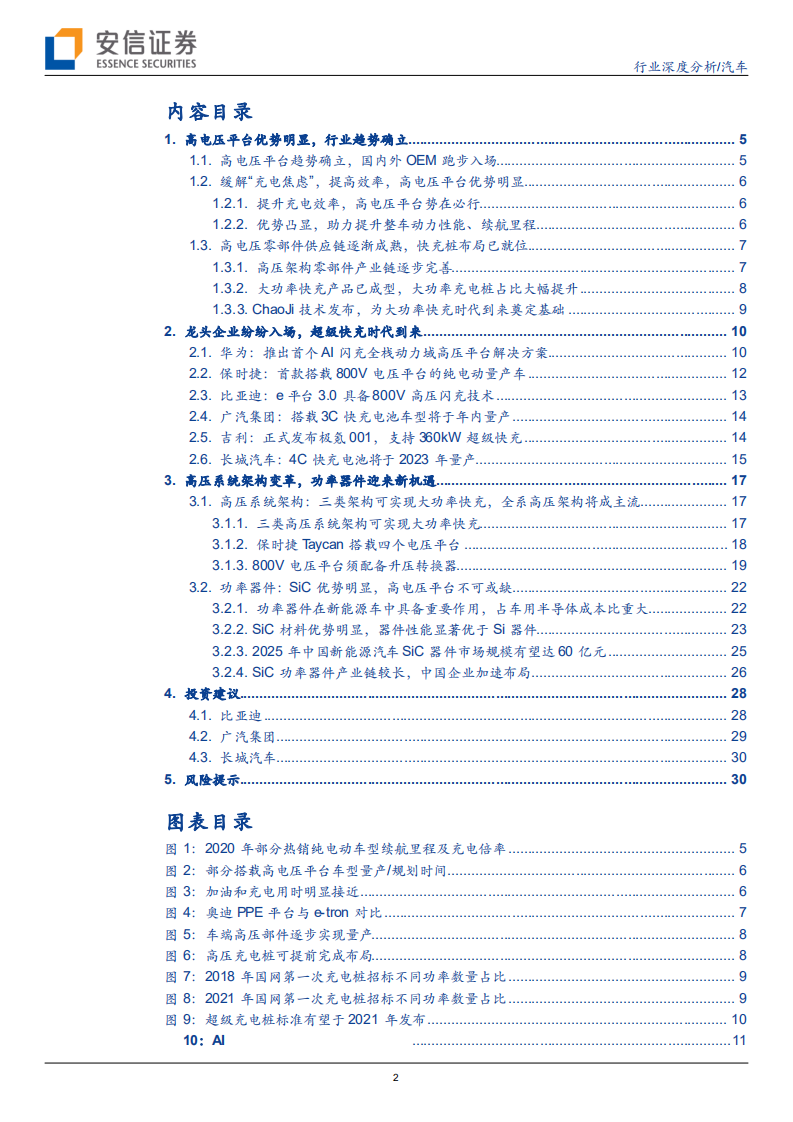 汽车行业：超级快充时代来临，高电压平台加速渗透-210630.pdf 第2页