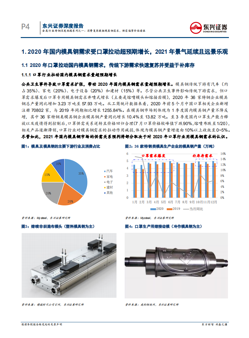 金属行业特钢深度跟踪系列之一：消费复苏提振模具钢需求，供需偏紧价格看涨-210304.pdf 第4页
