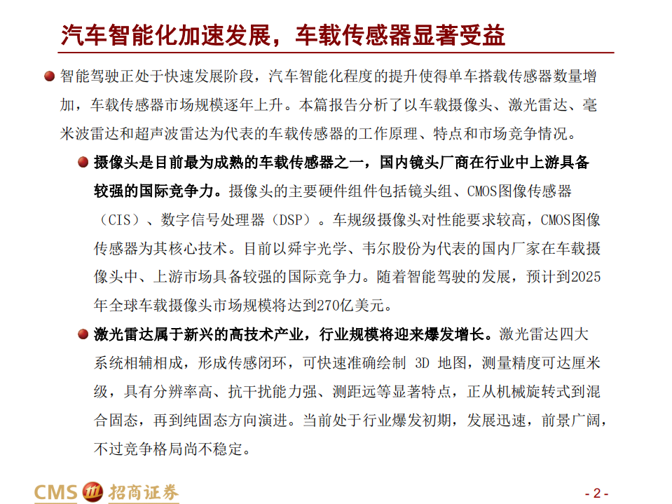 汽车行业：汽车智能化加速发展，感知层显著受益-210217.pdf 第2页