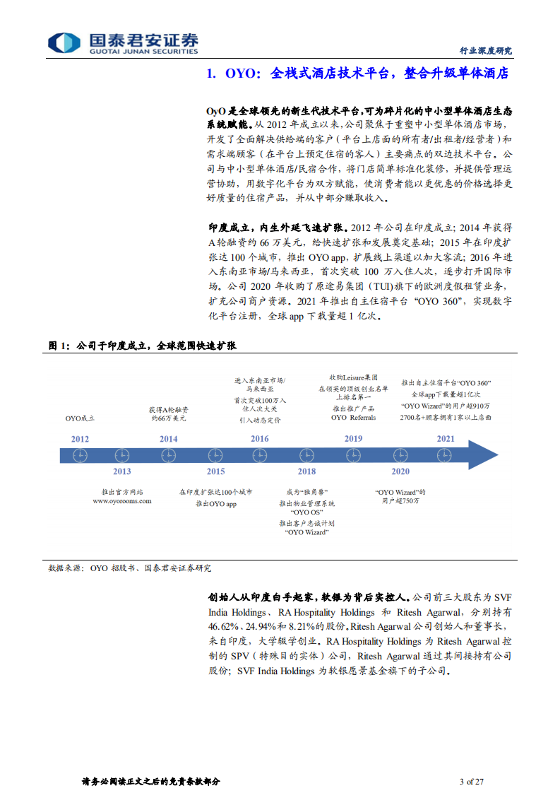 旅游行业：OyO商业模式详解-20211209.pdf 第3页