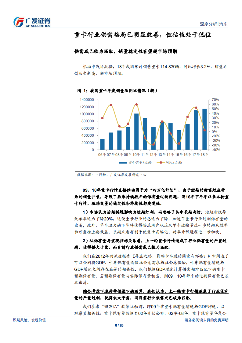 汽车行业：心无旁骛做主业，重卡股有望迎来价值重估.pdf 第6页