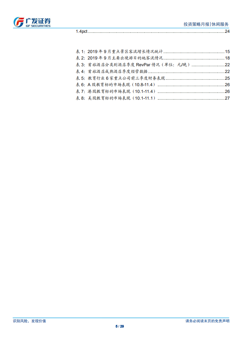 休闲服务行业：免税高景气持续，酒店龙头盈利仍有韧性-191105.pdf 第5页