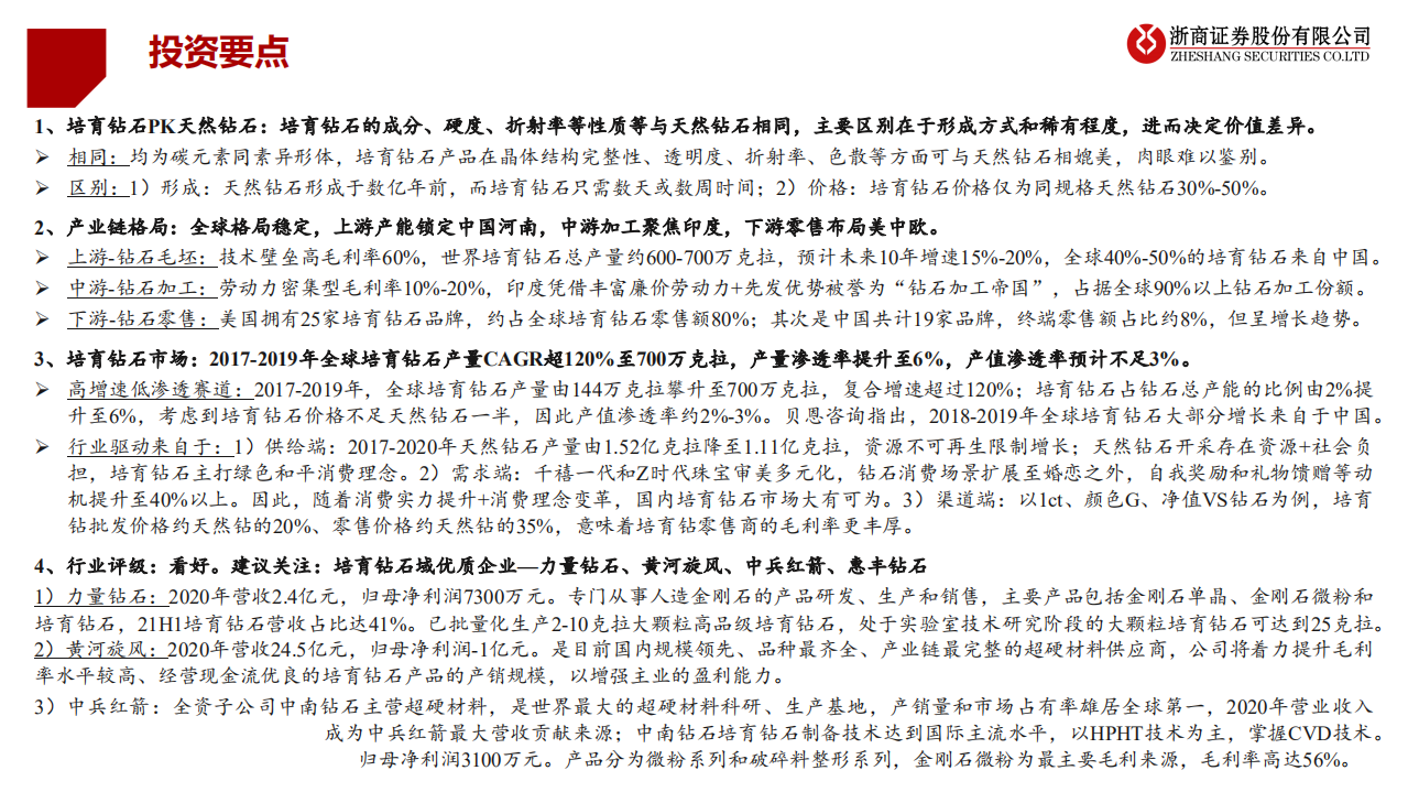 培育钻石行业：前沿科技馈赠，轻奢珠宝未来王者-211025.pdf 第2页