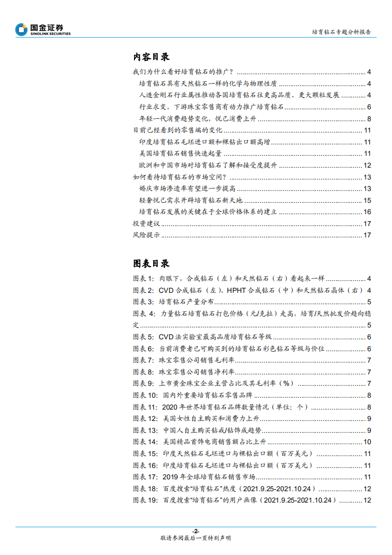 珠宝行业培育钻石专题分析报告：培育钻石，珠宝业的新征程-211027.pdf 第2页