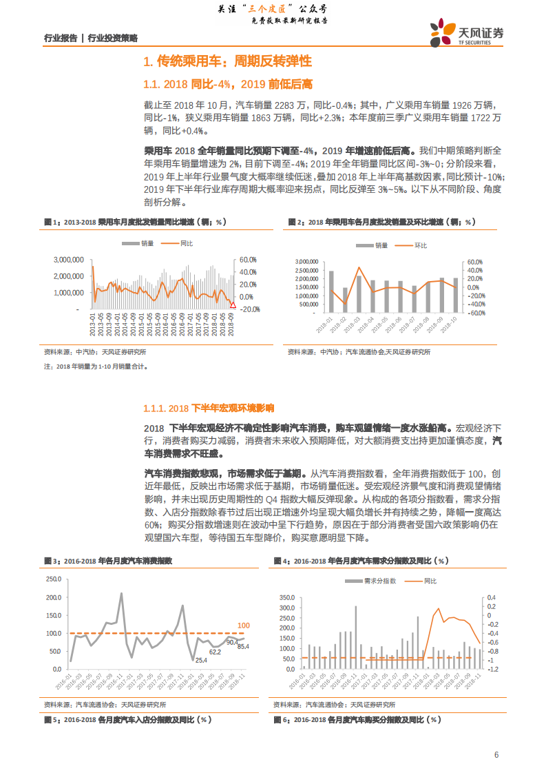 汽车行业2019年度策略：周期反转弹性+电动核心成长-190110.pdf 第6页