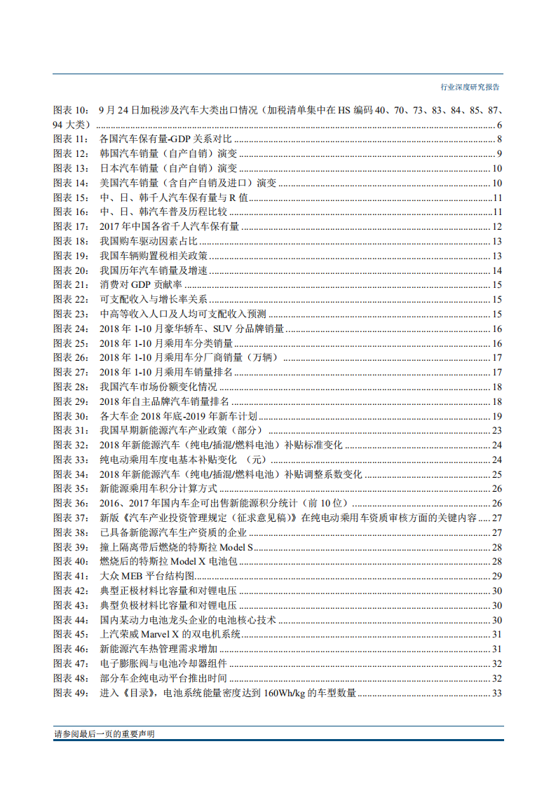 汽车行业2019年投资策略报告：格局生变，把握确定性穿越周期-181211.pdf 第3页