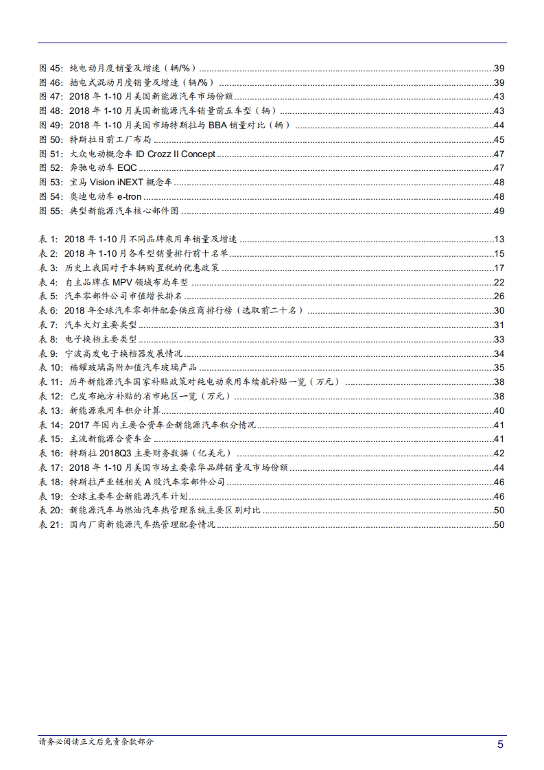 汽车行业2019年投资策略：增速换挡产业发展从量到质，看零部件细分龙头成长-181205.pdf 第5页