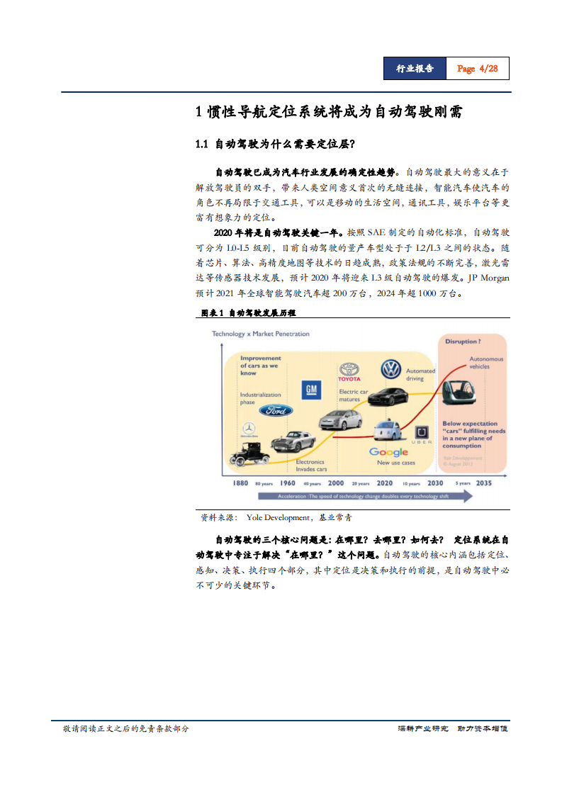 汽车行业惯性导航专题报告（二）：惯性导航~自动驾驶不可或缺的定位系统核心-181207.pdf 第4页