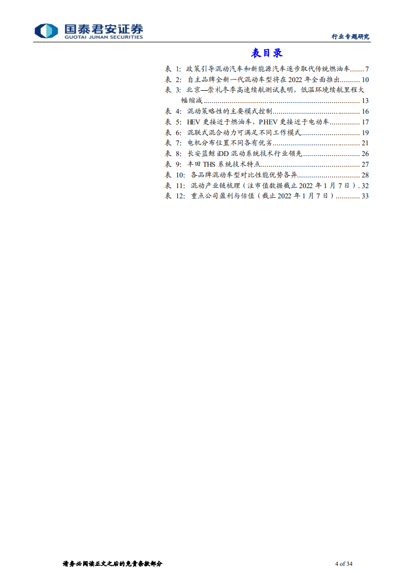 汽车行业混动专题报告：新一代混动将迎爆发期，国产品牌引领发展-220112.pdf 第4页