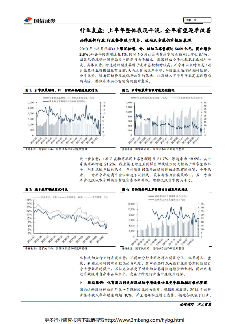 纺织服装及日化行业2019年中期投资策略：优选赛道，精选龙头-190627.pdf 第6页