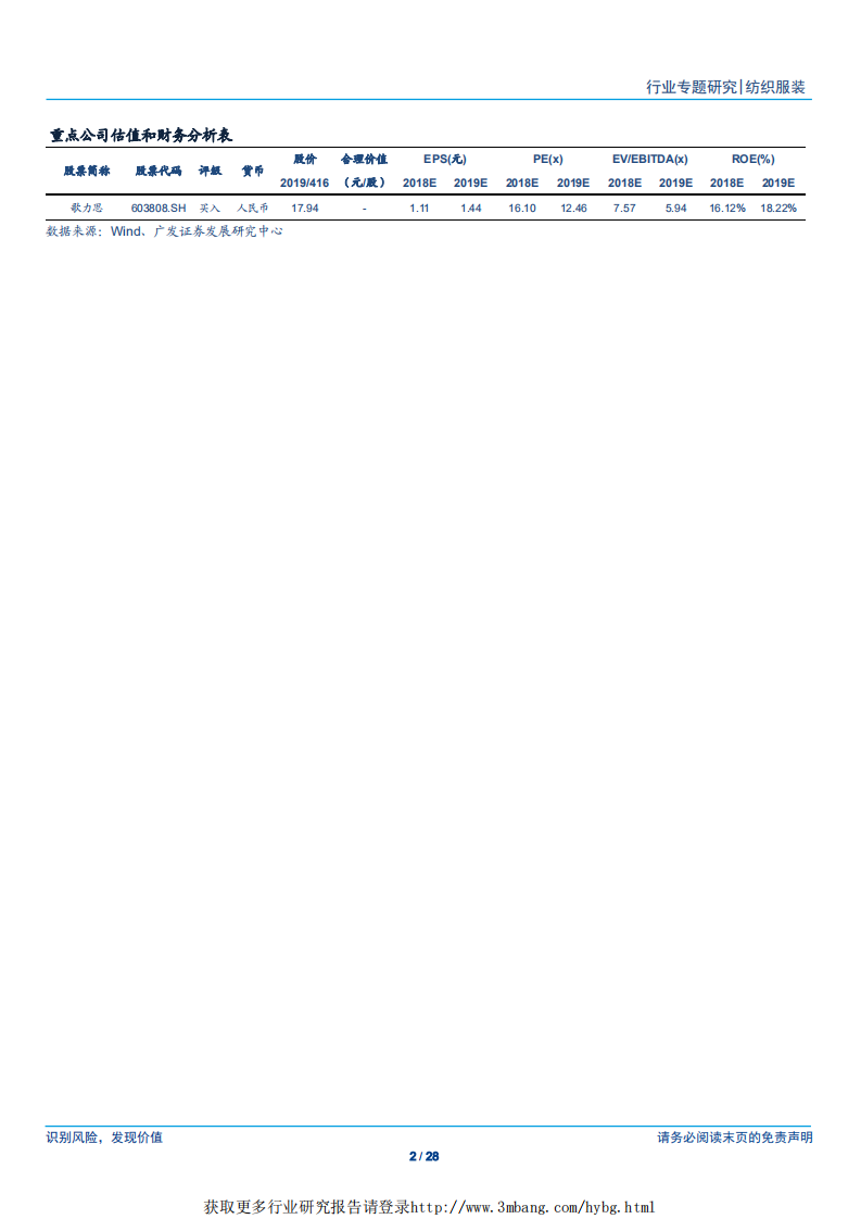 纺织服装行业：复盘VF公司通过收购成为全球服饰巨头，看好歌力思未来发展-190418.pdf 第2页