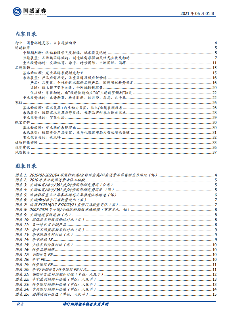 纺织服装行业：行业复苏，优选公司-210601.pdf 第2页