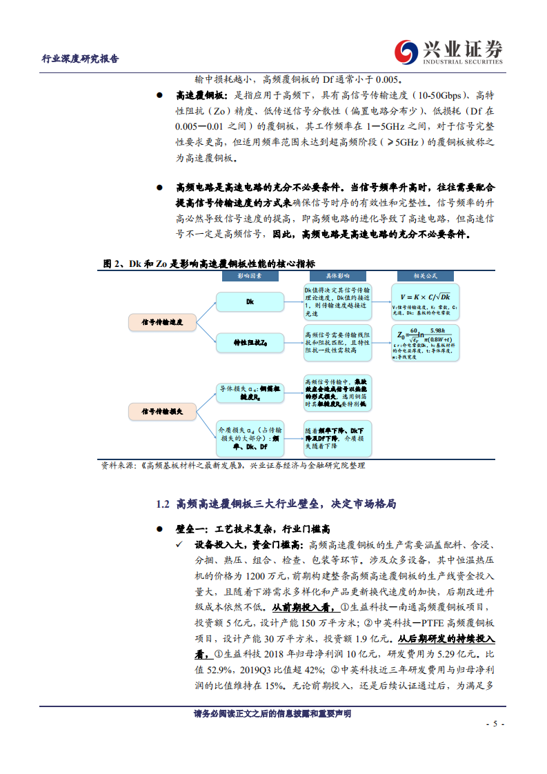 金属非金属新材料行业深度研究报告：5G新材料系列报告之三，5G驱动高频高速覆铜板高增长，铜箔坐享发展红利-191229.pdf 第5页
