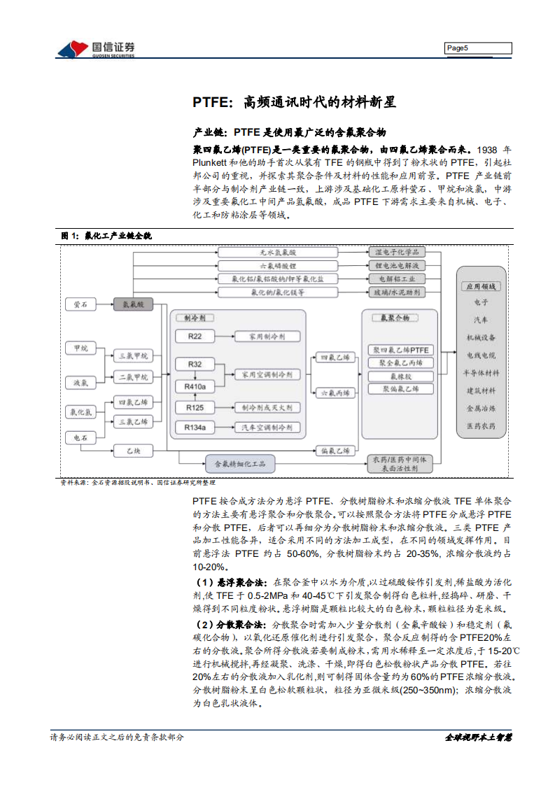新材料行业专题系列报告（六）：PTFE，向5G和新能源等高端应用领域突围-2020201209.pdf 第5页