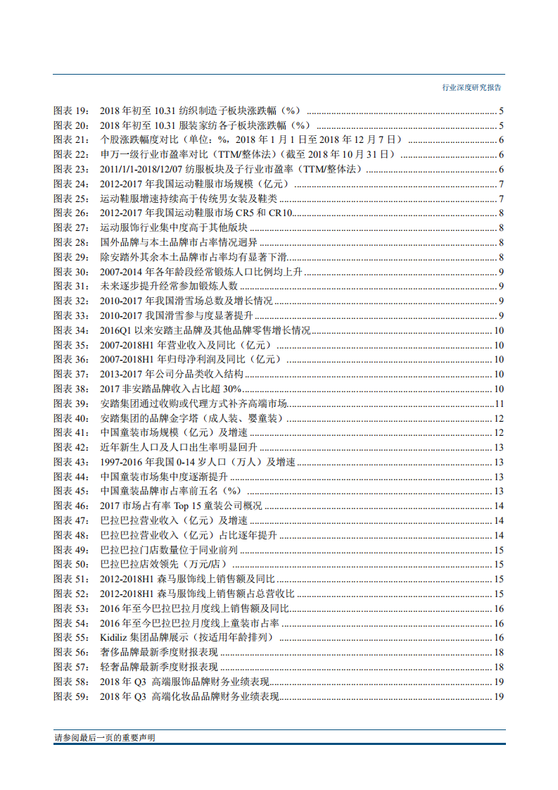 纺织服装行业2019年投资策略报告：消费环境切换，强调高性价比和高景气度细分赛道-181210.pdf 第3页