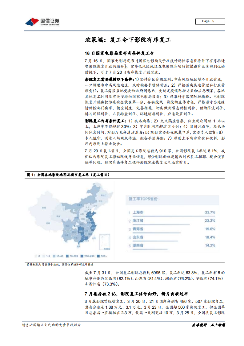 电影行业专题：影院复工，如何看行业经营拐点-20200804.pdf 第5页