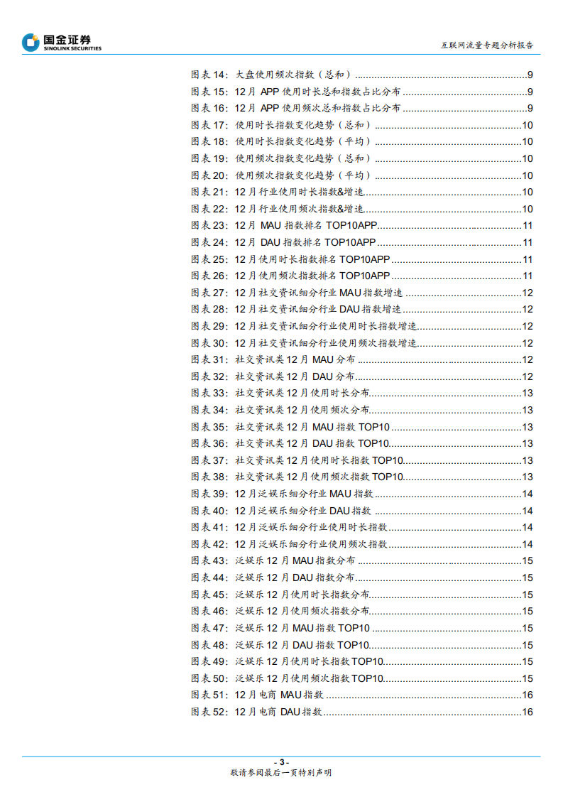 互联网行业流量专题分析报告：电商用户回落，泛娱乐线上消费持续向好-220127.pdf 第3页
