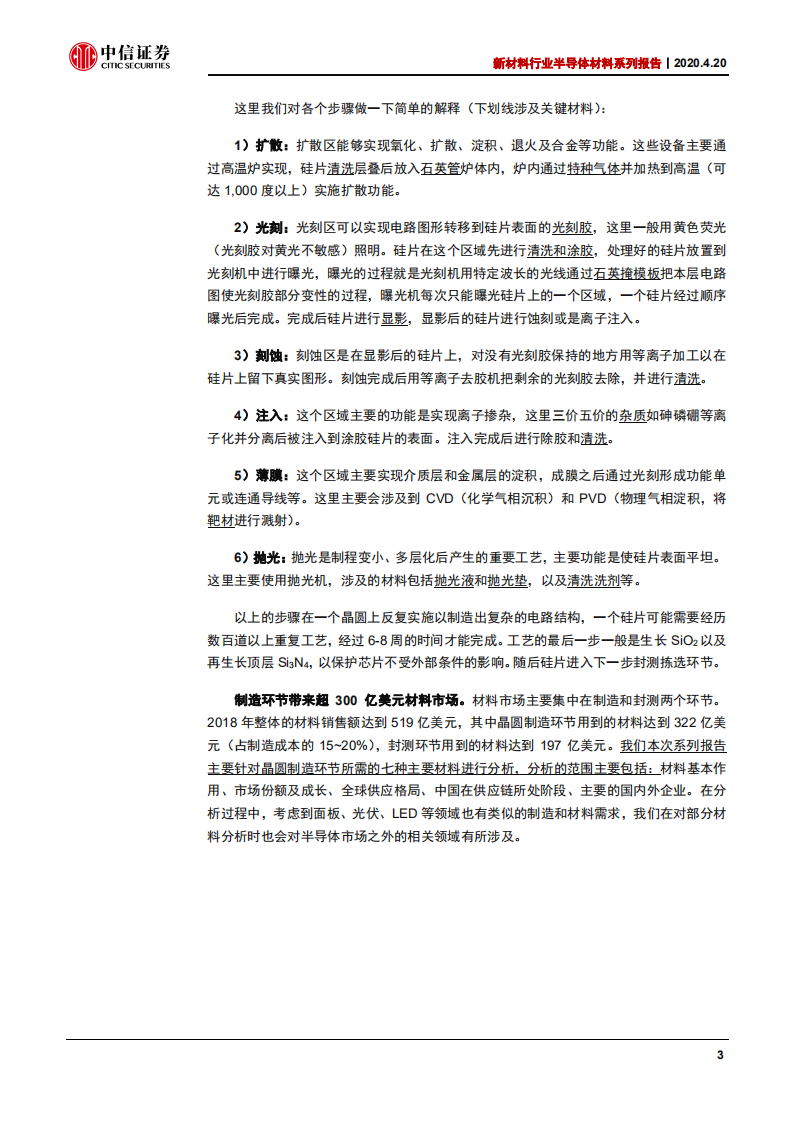 新材料行业半导体材料系列报告之导读：半导体材料迎来黄金发展期-200420.pdf 第6页