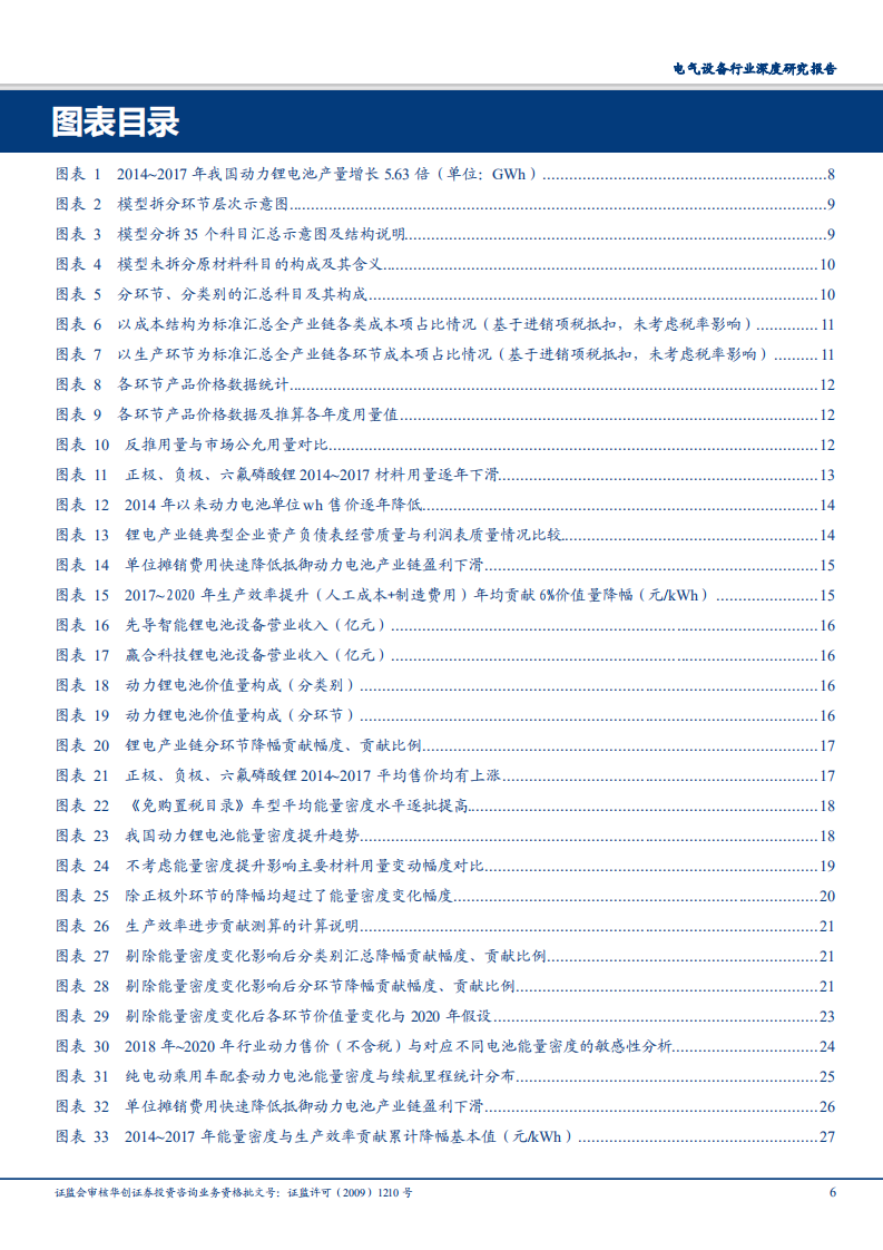 电气设备行业锂电产业链成本拆解及演进分析：一场与经营效率提升和技术进步速度的赛跑-181207.pdf 第6页
