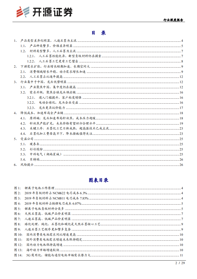 电气设备行业深度报告：锂电负极，壁垒高格局好环节，中国龙头全球领先-200110.pdf 第2页
