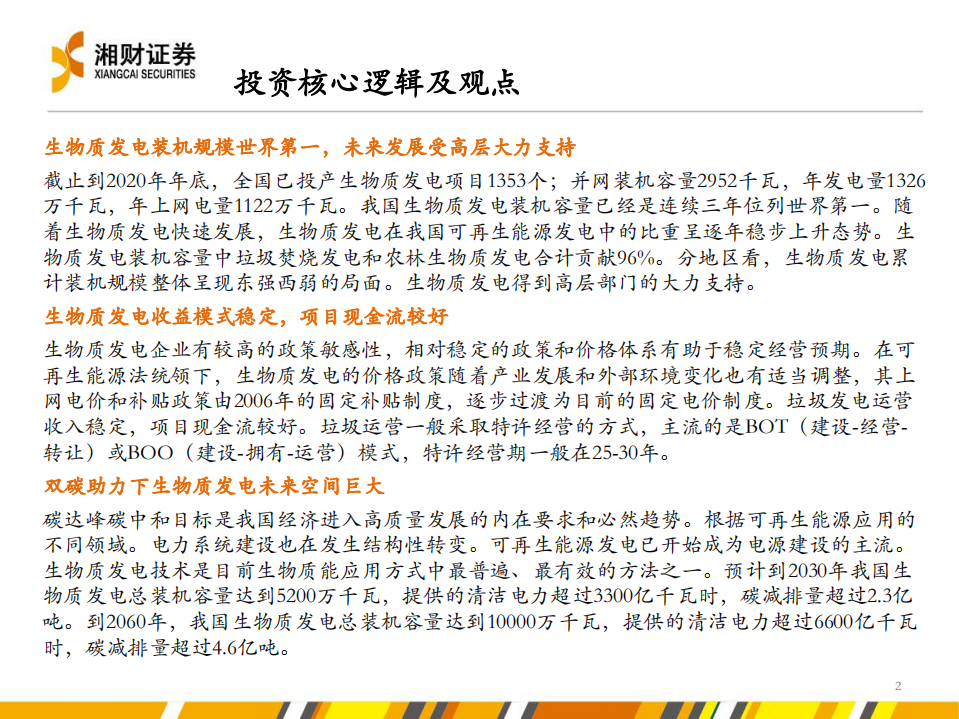 电气行业：双碳助推生物质发电发展，行业未来可期-211028.pdf 第2页