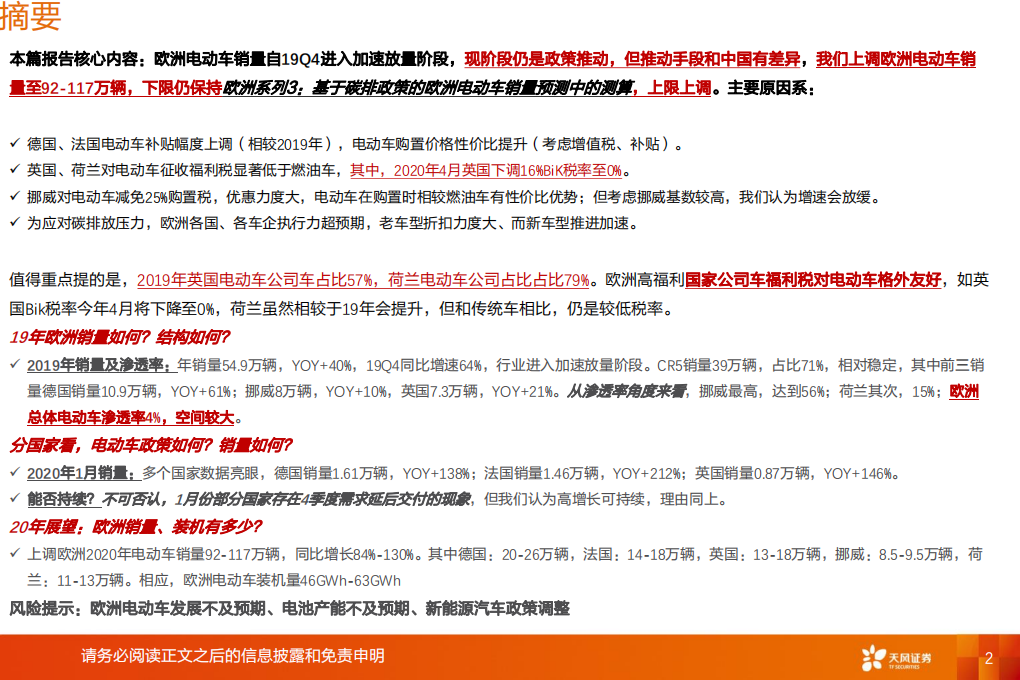 电气自动化设备行业欧洲系列4：欧洲电动车销量何为超预期？能否持续？-200218.pdf 第2页