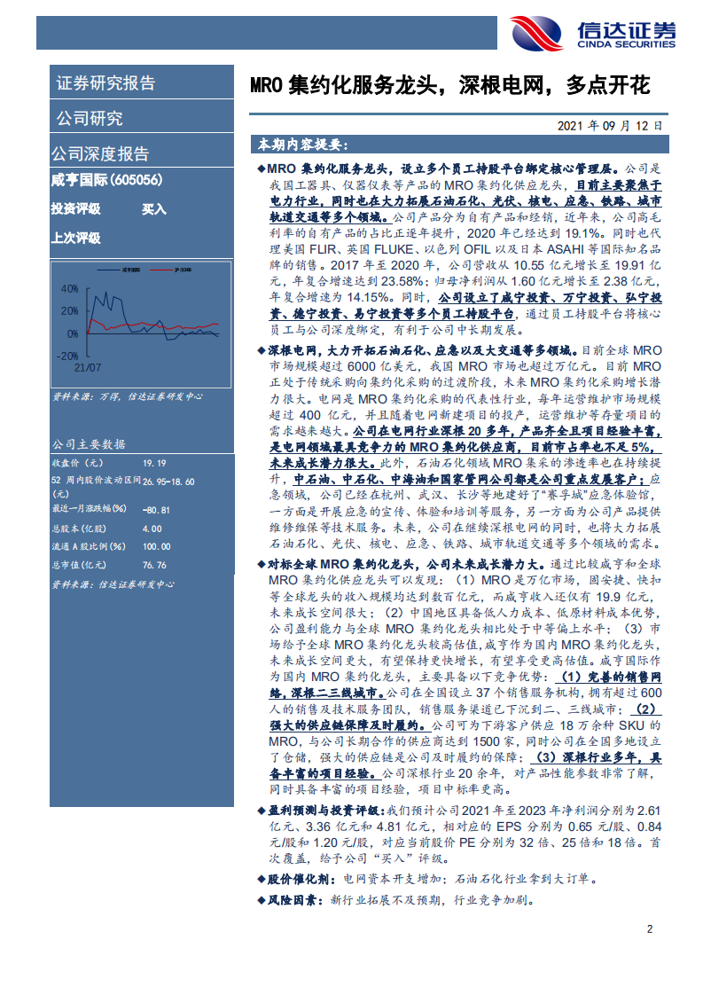 咸亨国际-司深度报告：MRO集约化服务龙头，深根电网，多点开花-210912.pdf 第2页
