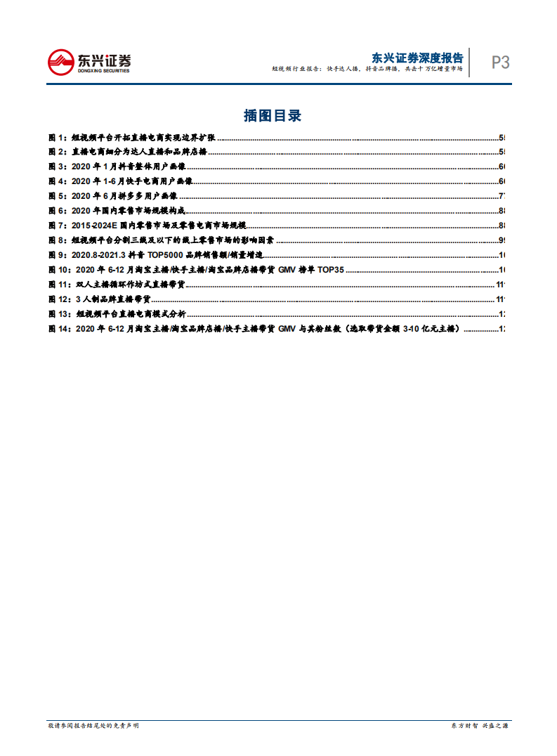 短视频行业报告系列之3：快手达人播，抖音品牌播，共击十万亿增量市场-210509.pdf 第3页