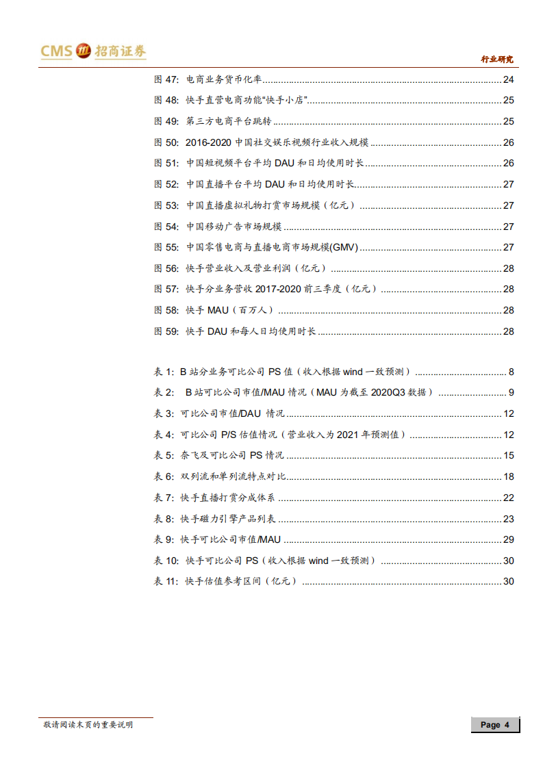 短视频行业深度报告（二）：海内外流媒体对比下，探究快手估值方法-210204.pdf 第4页