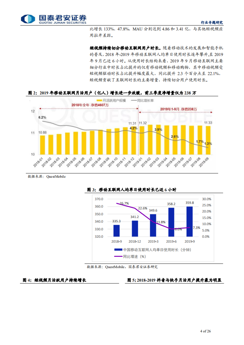 短视频行业专题报告：抖音快手殊途同归，短视频直播行业加速成长-200123.pdf 第4页