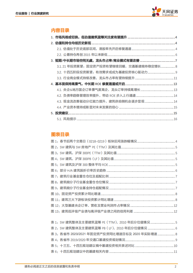 建筑装饰行业深度研究：长短逻辑兼具，建筑低估值蓝筹彰显高性价比-210222.pdf 第2页