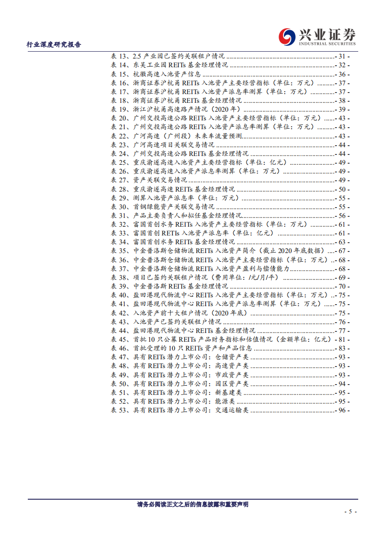 建筑装饰行业基建REITs系列深度报告之五：投资篇，【REITs上市的一小步，存量盘活的一大步】-210524.pdf 第5页