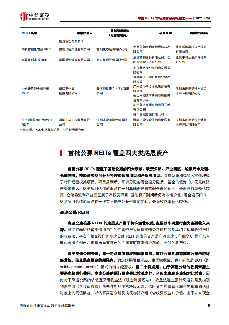 公用环保行业中国REITs市场洞察系列报告之十一：发行超速度，首批公募REITs即将上线-210529.pdf 第6页