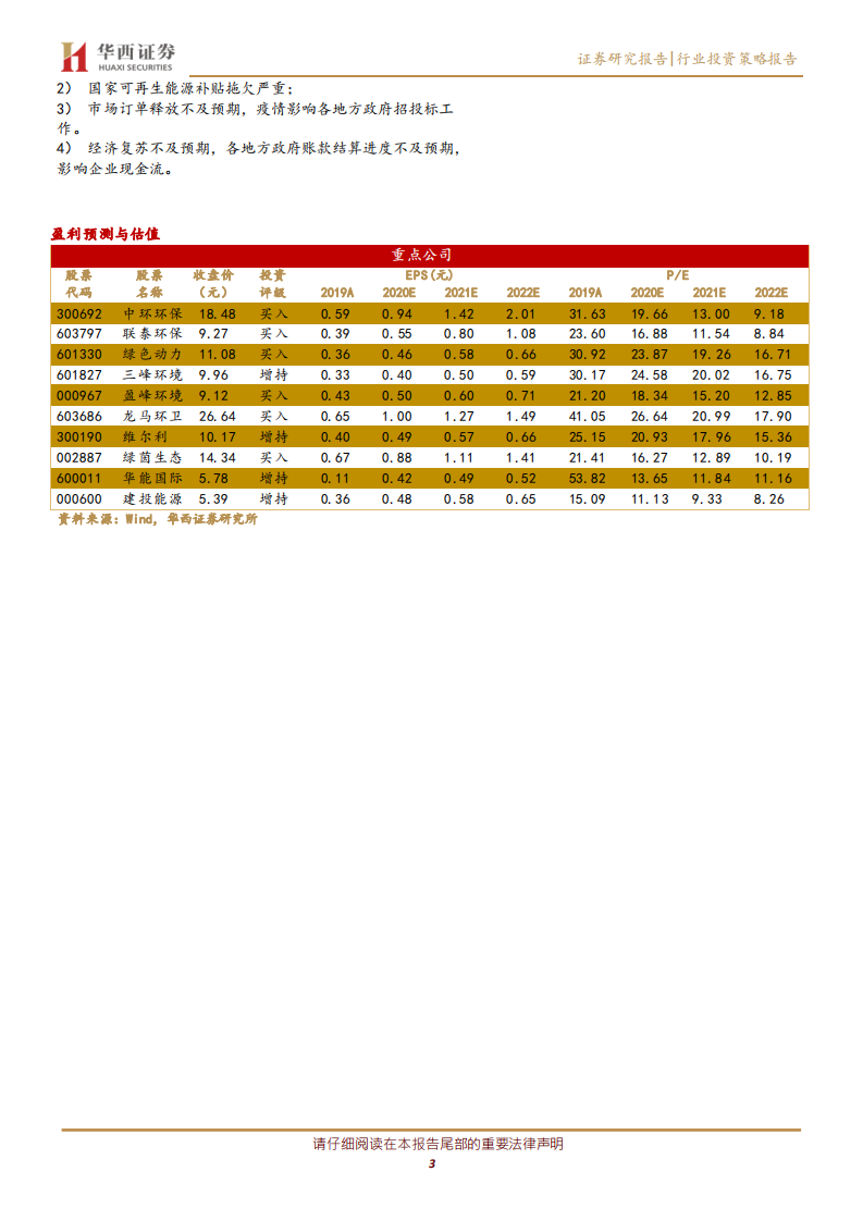 公用事业行业：固废最佳工程拐点隐现，看好火电盈利继续修复-20200902.pdf 第3页