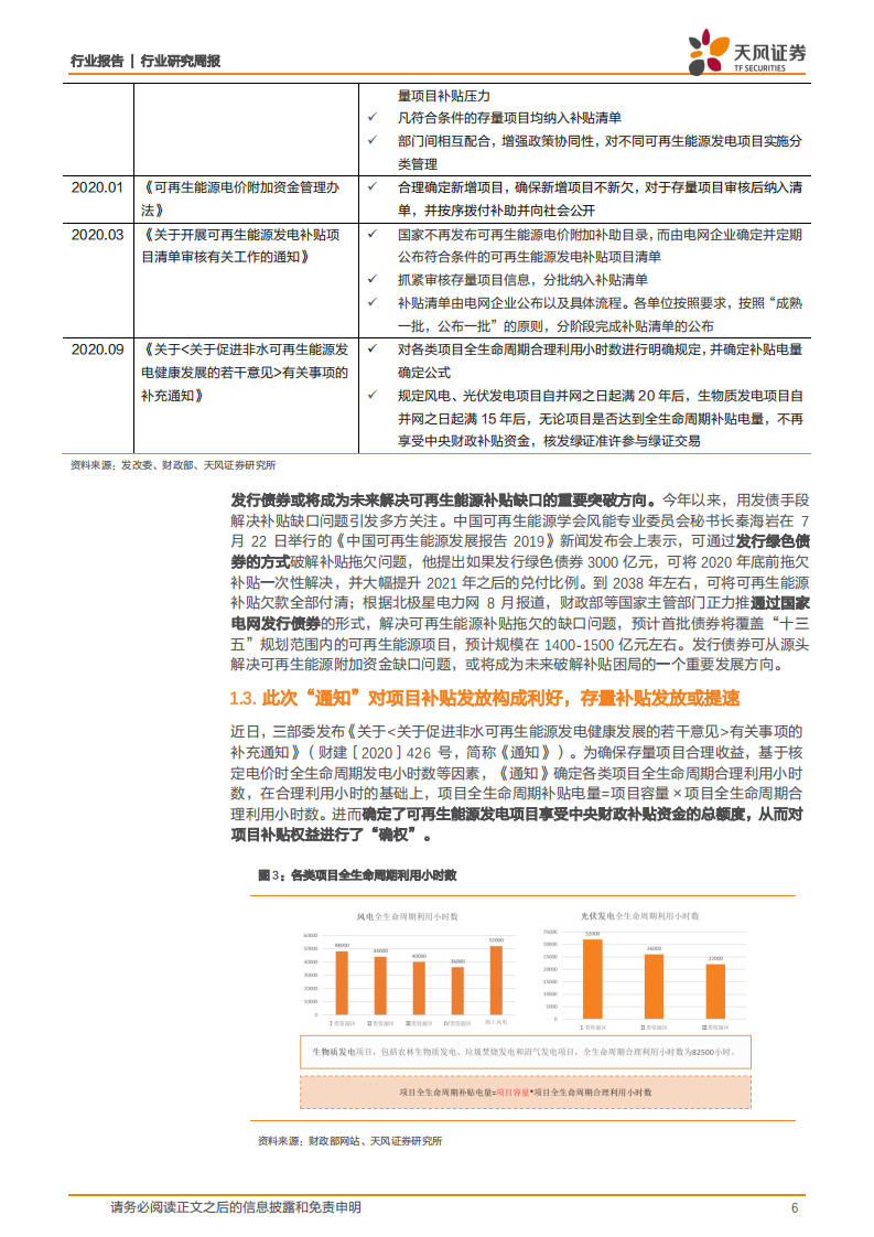 公用事业行业：建议关注可再生能源补贴发放进展-20201109.pdf 第6页