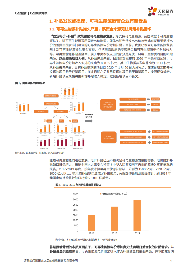 公用事业行业：建议关注可再生能源补贴发放进展-20201109.pdf 第4页