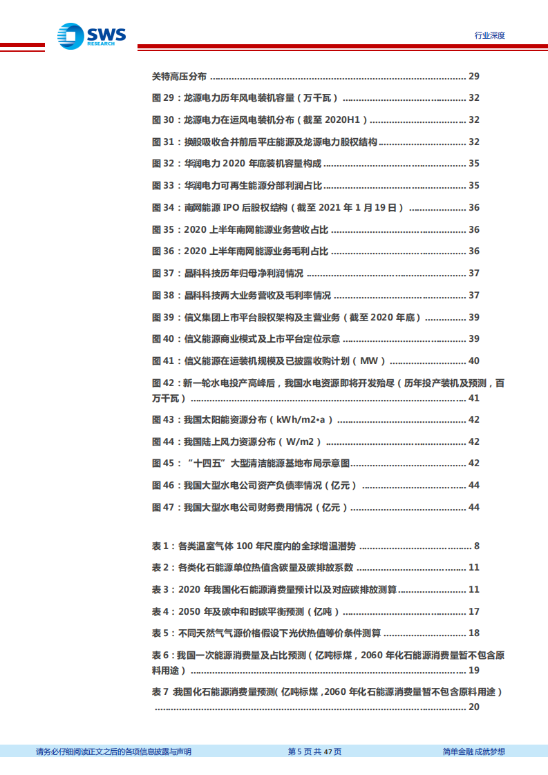 公用事业行业碳中和下的能源结构及电力行业机会展望：确定成长，龙头集中-210319.pdf 第5页