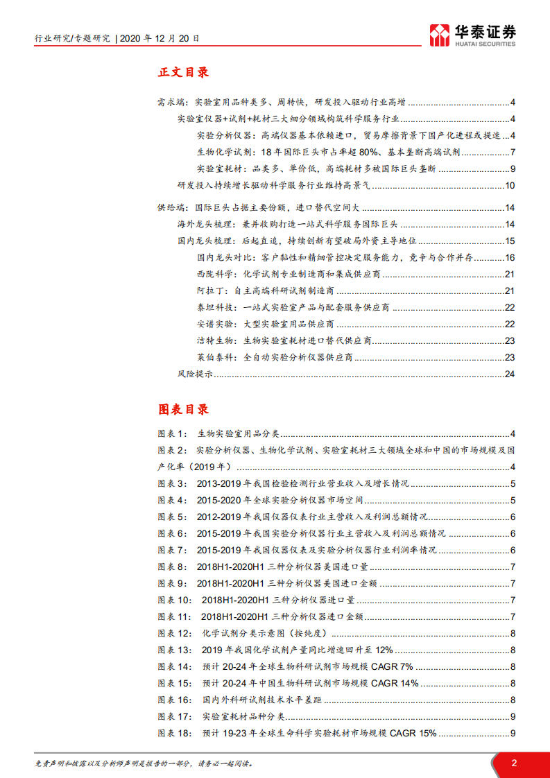 环保行业科学服务产业深度报告I：产业供需格局分析，科学服务企业，科技研发的卖水人-20201220.pdf 第2页